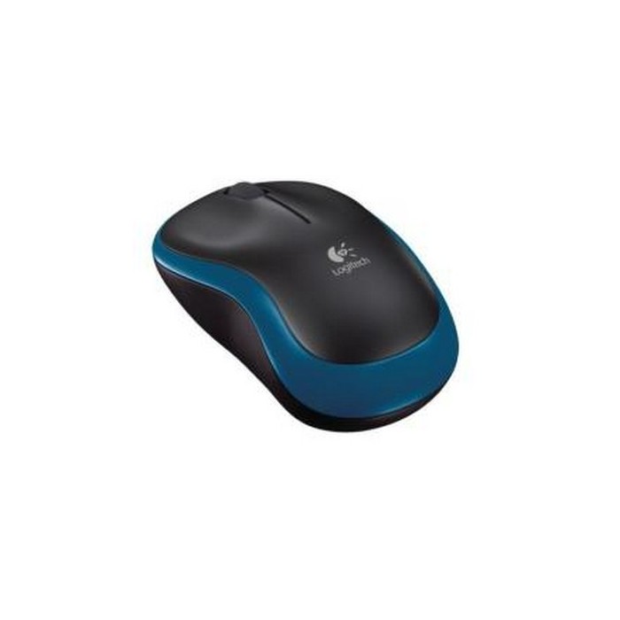 MOUSE M185 NERO/BLU WIRELESS