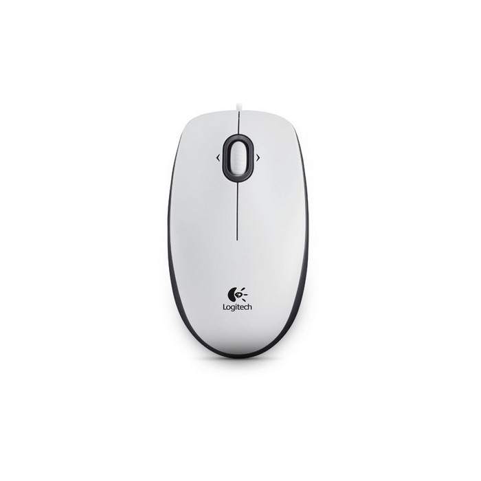 MOUSE OTTICO B100W BIANCO USB (910-003360)