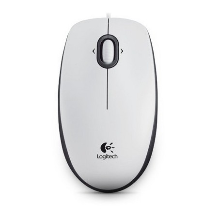 MOUSE OTTICO B100W BIANCO USB (910-003360)