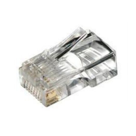 PLUG RETE RJ45 8 POLI CONF. 100PZ (PL818)