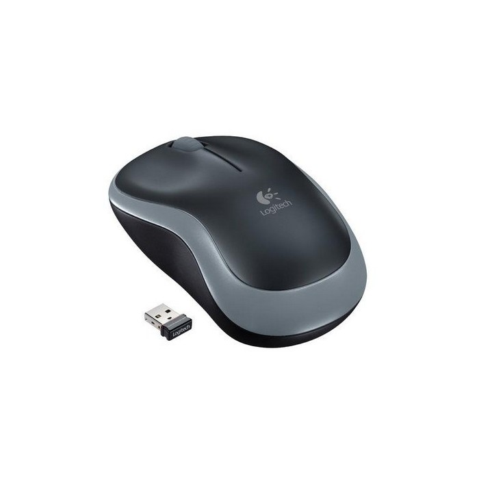 MOUSE M185 NERO/GRIGIO WIRELESS