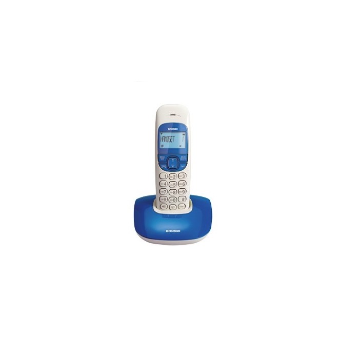 TELEFONO CORDLESS NICE BIANCO/BLU