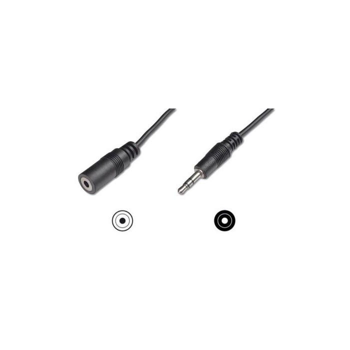 CAVO STEREO 3.5MM PROLUNGA PER CUFFIE M/F 3 MT (AK510200030