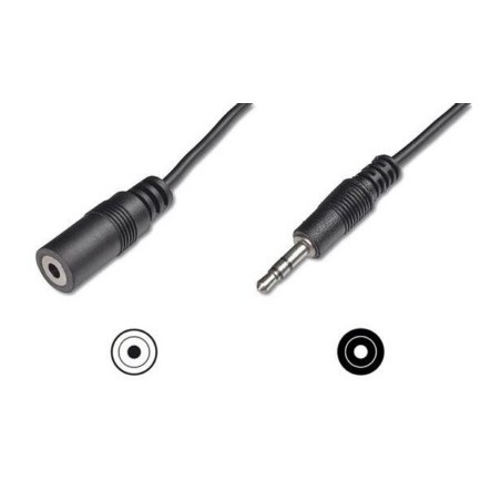 CAVO STEREO 3.5MM PROLUNGA PER CUFFIE M/F 3 MT (AK510200030