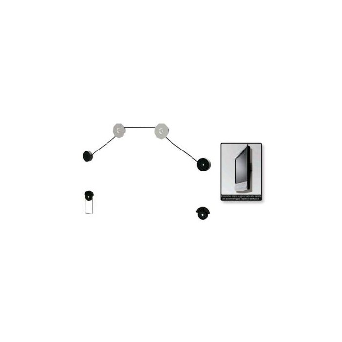 STAFFA SUPPORTO A PARETE FISSO DA 23" A 55" (WSD-908F)