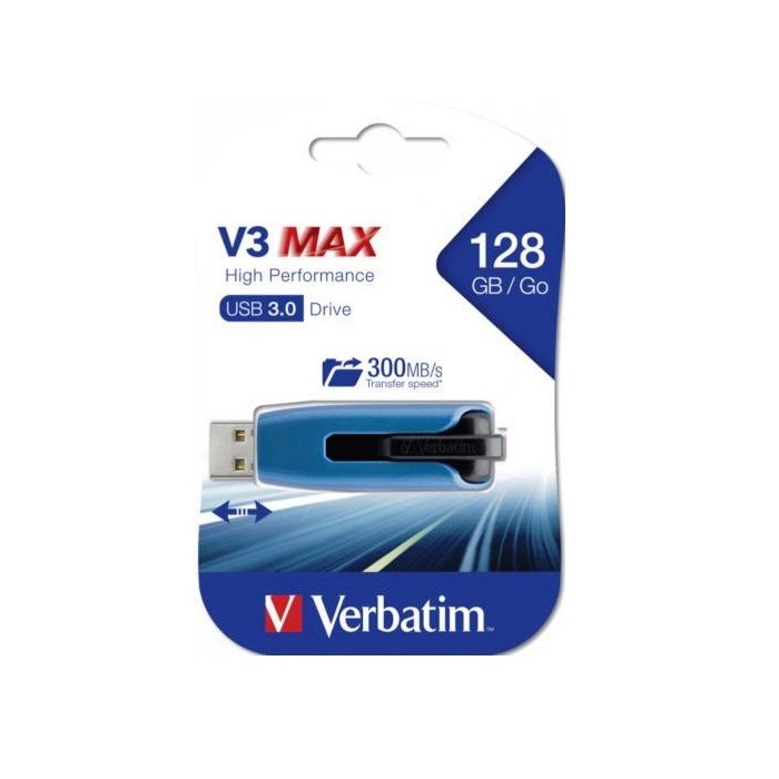 PEN DRIVE V3 MAX STORE'N'GO 128GB USB3.0 (49808) BLU