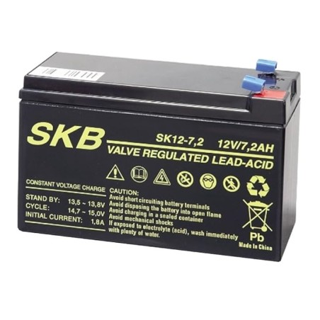 BATTERIA RICARICABILE SKB AL PIOMBO 12V 7,2A (39640610)