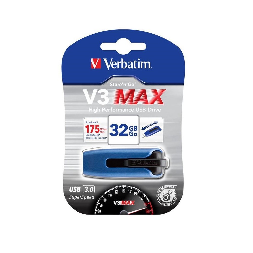 PEN DRIVE V3 MAX STORE'N'GO 32GB USB3.0 (49806) BLU