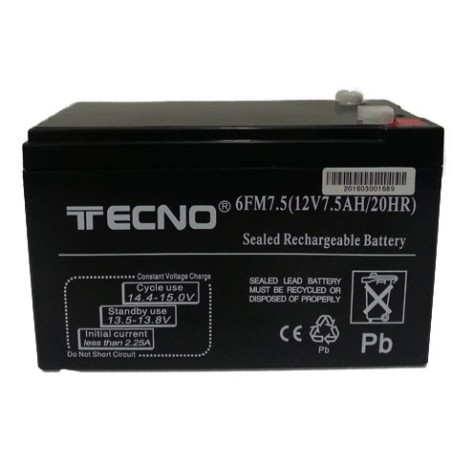 BATTERIA PER UPS AL PIOMBO 12V 7.5A