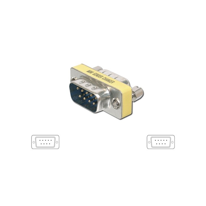 ADATTATORE MINI SERIALE 9 PIN M-M (00422)