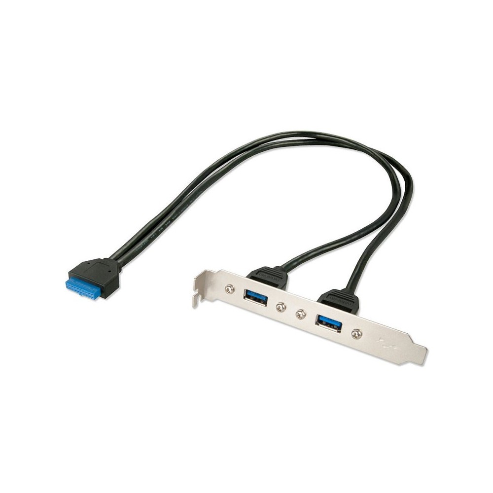 CAVO USB CON STAFFA METALLICA USB 3.O TIPO A 20 POLI ICD (33096)