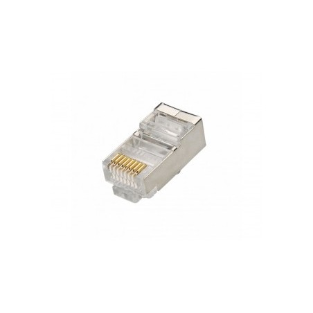 PLUG DI RETE RJ45 8P CAT.6 FTP CONF. 50PZ (CV-LAN-026)