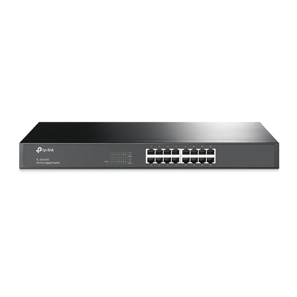 SWITCH RETE 16 PORTE 10/100/1000 RACK TL-SG1016