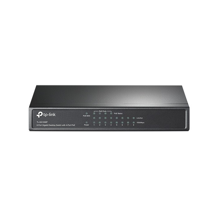 SWITCH RETE 8 PORTE 10/100/1000 TL-SG1008P POE