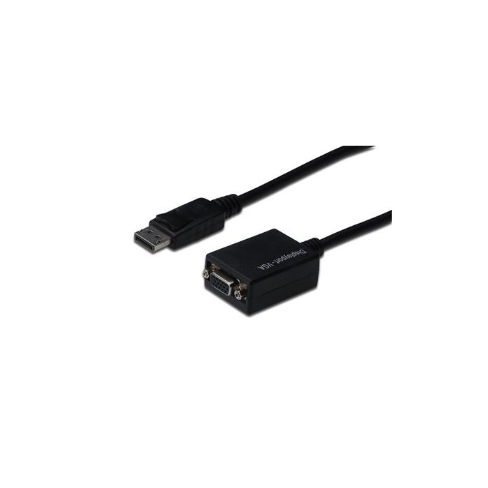 ADATTATORE CAVO DISPLAY PORT DP-VGA 15CM. (AK-340403-001-S)