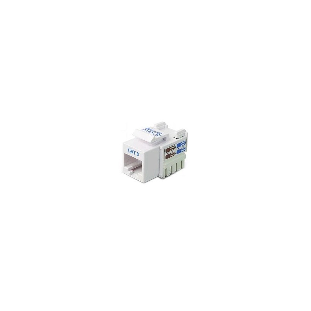 FRUTTO KEYSTONE JACK RJ45 UTP CAT.6 BIANCO (NW-KU6I-WH)