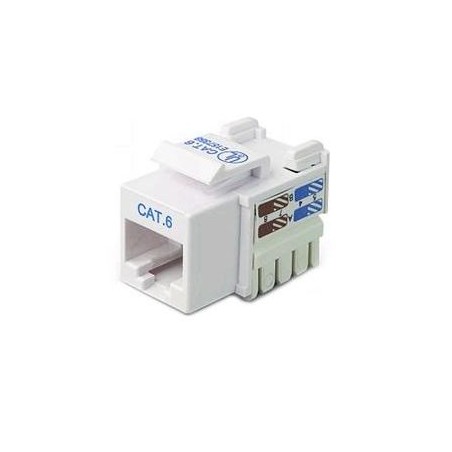 FRUTTO KEYSTONE JACK RJ45 UTP CAT.6 BIANCO (NW-KU6I-WH)