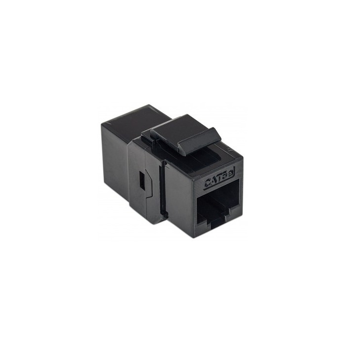 ACCOPPIATORE KEYSTONE JACK RJ45 CAT.6E NERO (NW-KU6P-BK)