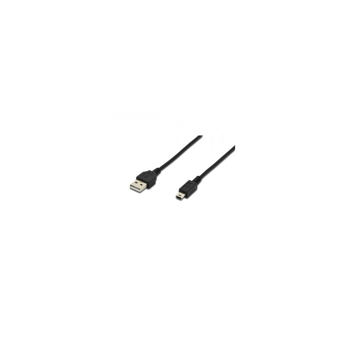 CAVO USB 2.0 A-MINI B M-M NERO (AK300130018S)