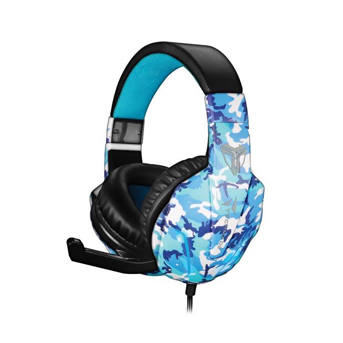 CUFFIE MICROFONO CAMOUFLAGE BLU (TM-FL1-CAMBLU) GAMING