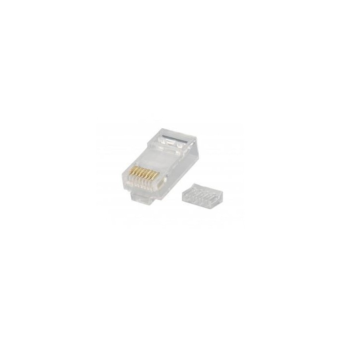 CONNETTORE PLUG RETE RJ45 8P CAT.6 UTP (CONF. 100PZ) (CV-LAN-027)