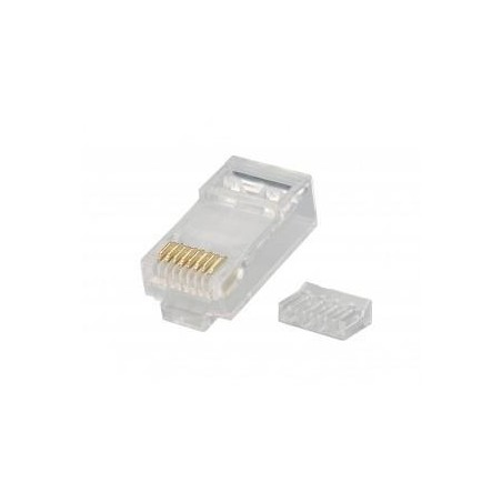 CONNETTORE PLUG RETE RJ45 8P CAT.6 UTP (CONF. 100PZ) (CV-LAN-027)