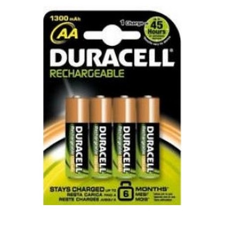 BATTERIE RICARICABILI STILO AA 1300MAH CONF. 4PZ