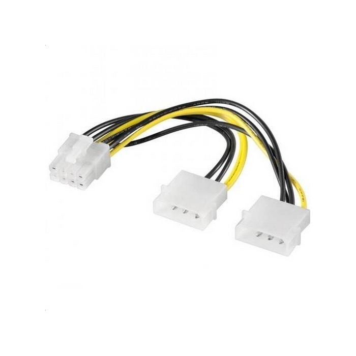 CAVO PROLUNGA ALIMENTAZIONE MOLEX A 8 PIN PCI-E (E10058)