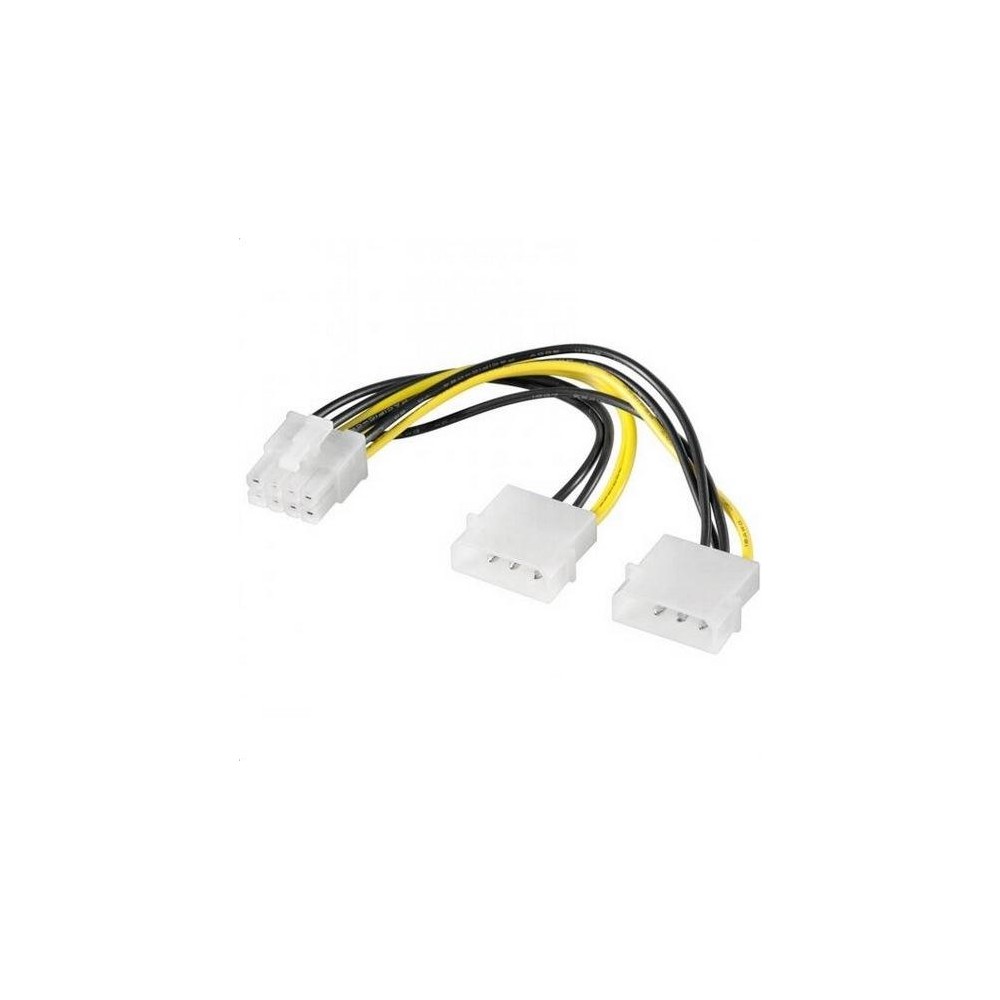 CAVO PROLUNGA ALIMENTAZIONE MOLEX A 8 PIN PCI-E (E10058)