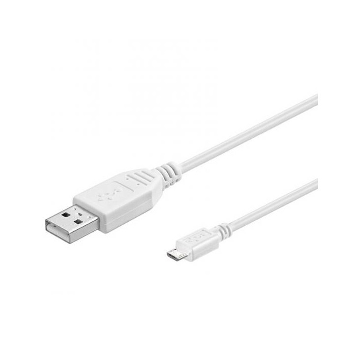 CAVO USB A MICRO USB 30 CM BIANCO (E10335)