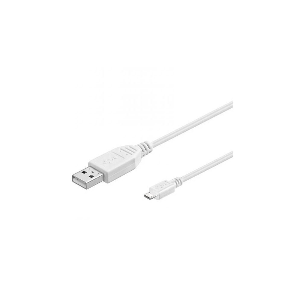 CAVO USB A MICRO USB 30 CM BIANCO (E10335)