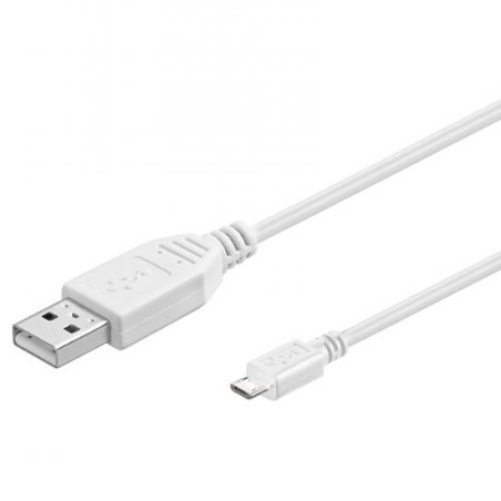 CAVO USB A MICRO USB 30 CM BIANCO (E10335)