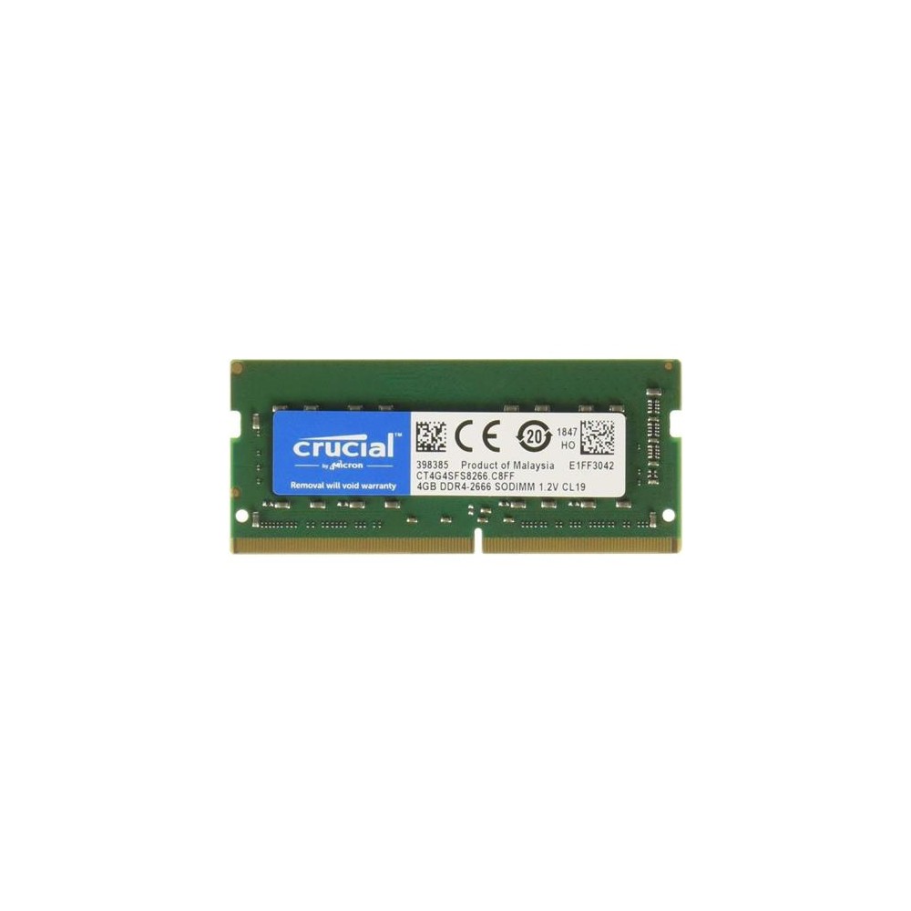 MEMORIA SO-DDR4 4 GB PC2666 (1X4) (CT4G4SFS8266)