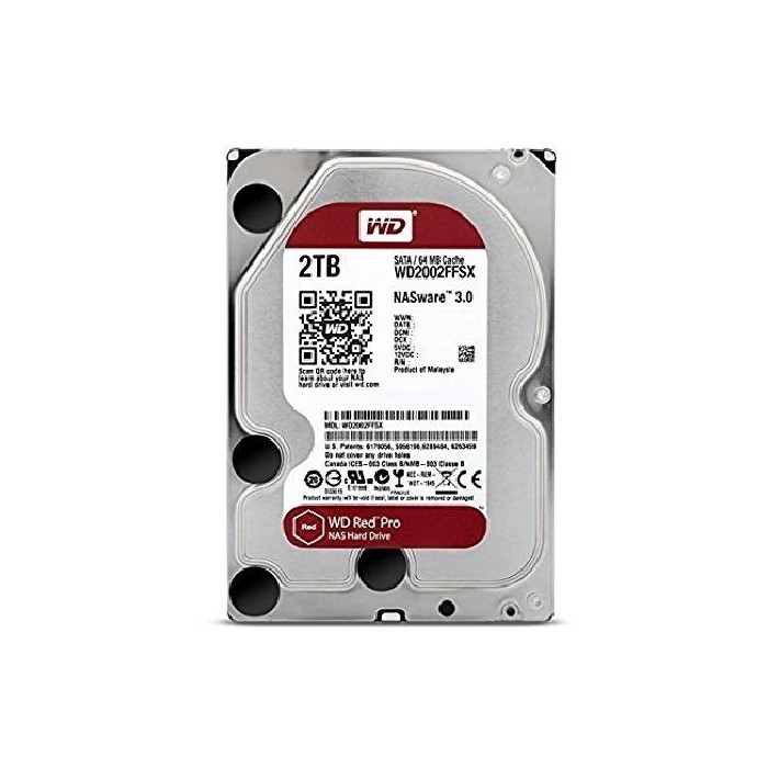 HARD DISK RED PRO 2 TB SATA NASWARE (WD2002FFSX)