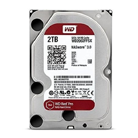 HARD DISK RED PRO 2 TB SATA NASWARE (WD2002FFSX)