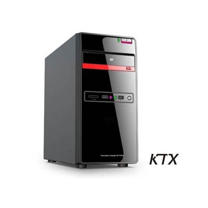 CASE TX-665U3 MATX ALIMENTATORE 550W - USB 3.0 - NERO / ROSSO