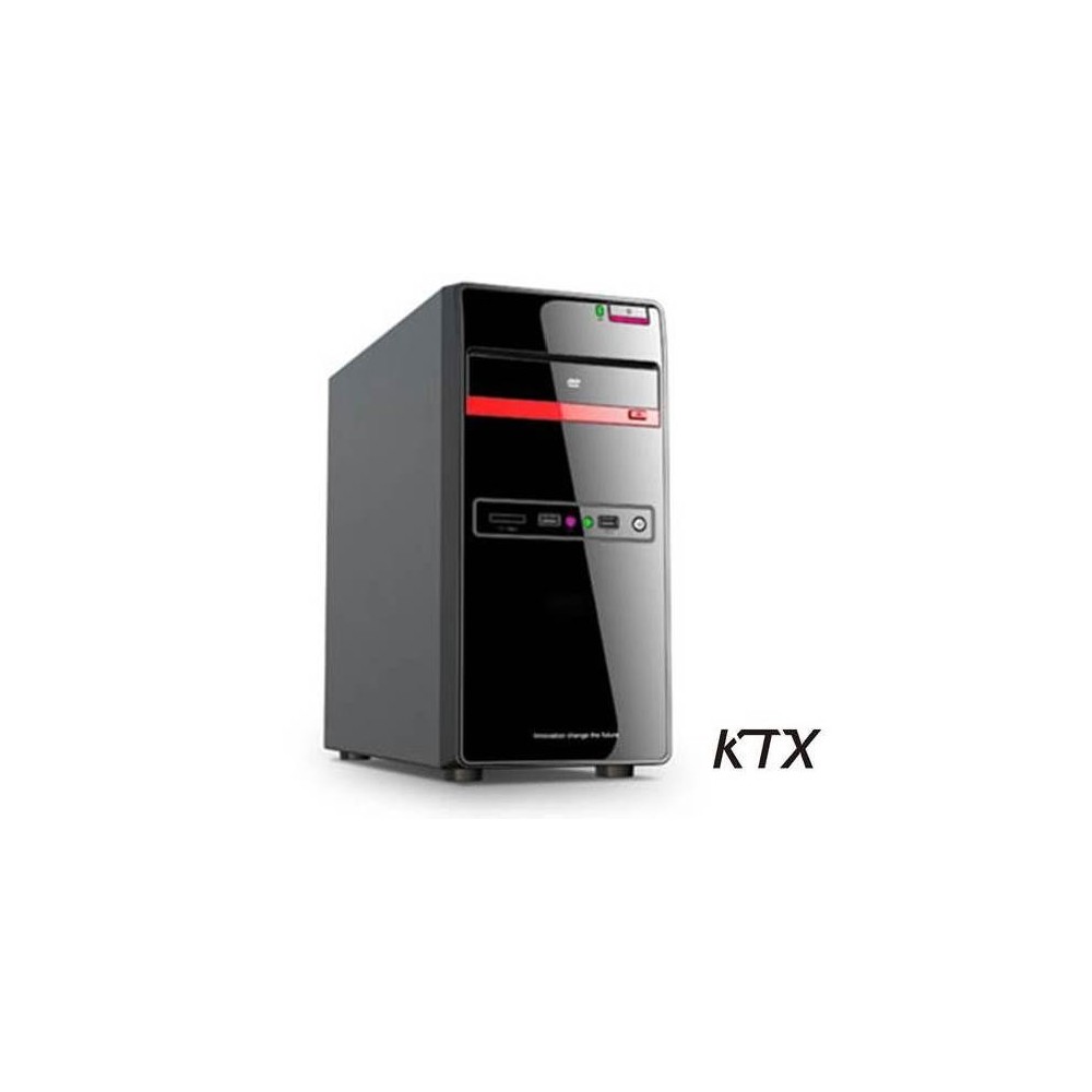 CASE TX-665U3 MATX ALIMENTATORE 550W - USB 3.0 - NERO / ROSSO