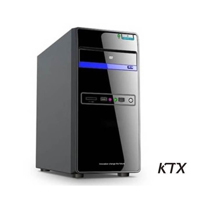 CASE TX-664U3 MATX ALIMENTATORE 550W - USB 3.0 - NERO / BLU