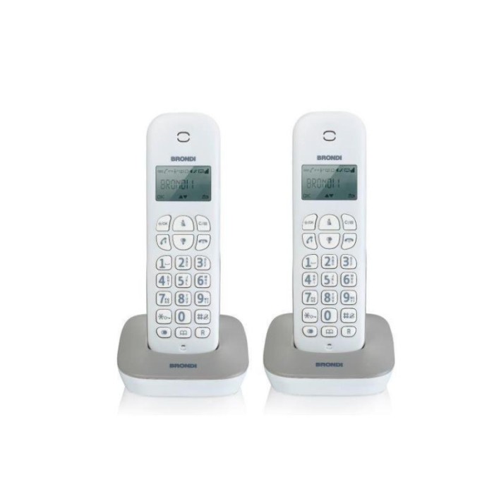 TELEFONO CORDLESS GALA TWIN BIANCO/GRIGIO