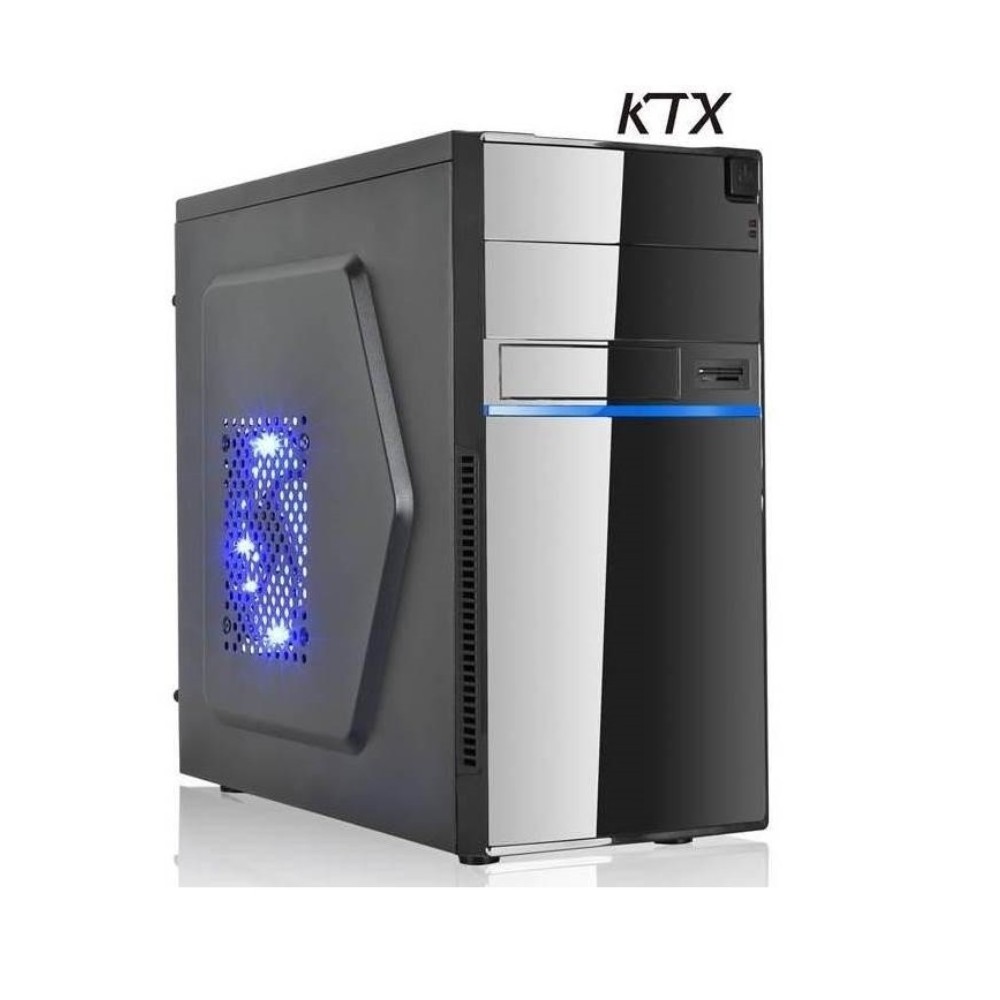 CASE TX-663U3 MATX ALIMENTATORE 550W PORTA USB 3.0 - NERO / BLU