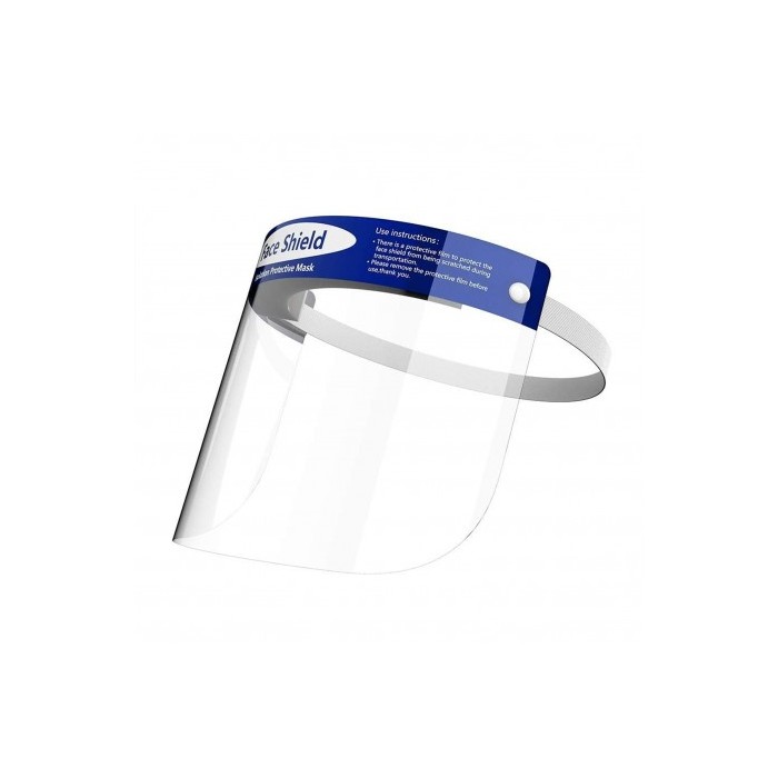 SCHERMO VISIERA FACCIALE PROTETTIVA FACE SHIELD