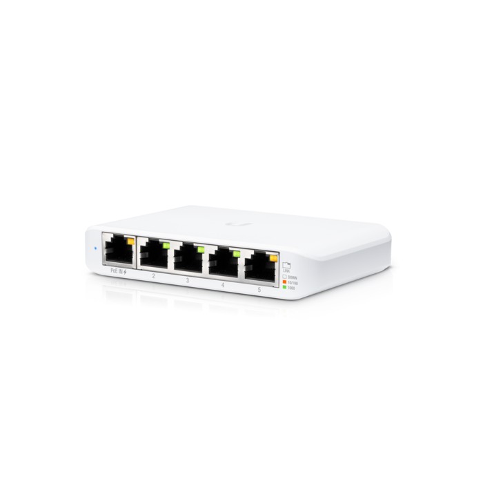 SWITCH RETE 5 PORTE 10/100/1000 USW-FLEX-MINI POE