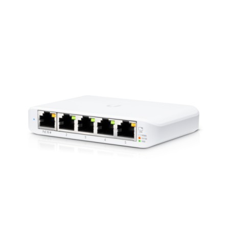 SWITCH RETE 5 PORTE 10/100/1000 USW-FLEX-MINI POE