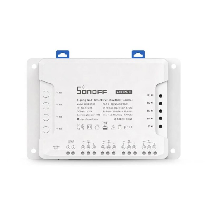 CENTRALE DOMOTICA 4CHPRO 4 CANALI WIFI RF - INTERRUTTORE INTELLIGENTE MULTICANALE