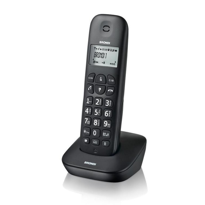 TELEFONO CORDLESS GALA NERO (TCRTEBND0003)