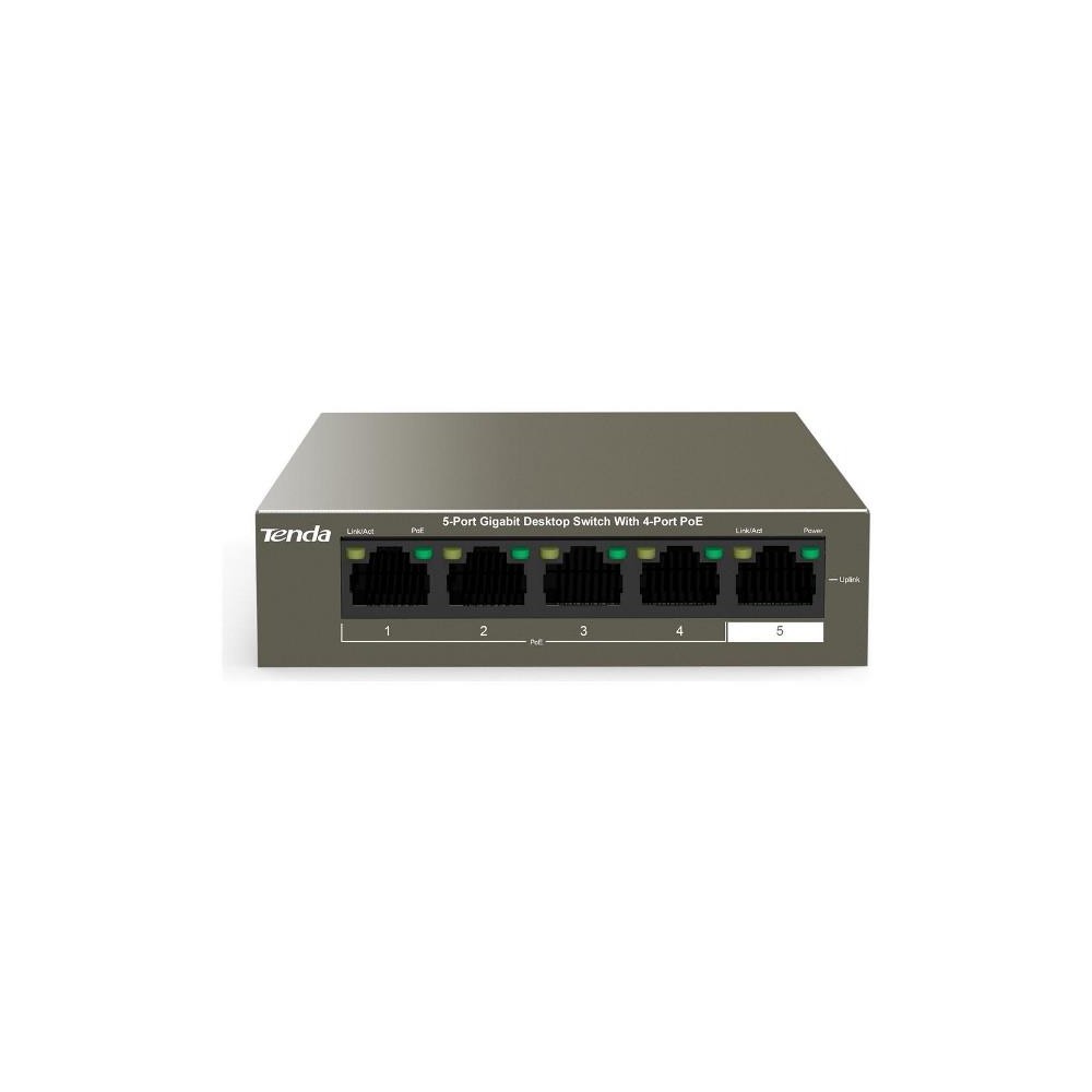 SWITCH RETE 5 PORTE 10/100/1000 TEG1105P-4-63W POE