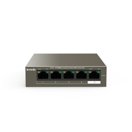 SWITCH RETE 4 PORTE 10/100 TEF1105P-4-63W POE