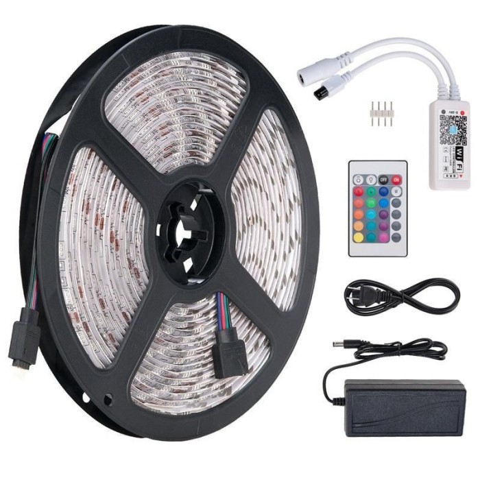 STRISCIA LED STRIP LIGHT RGB 5 MT