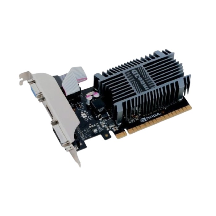 SCHEDA VIDEO GEFORCE GT710 SILENT 2 GB PCI-E (N710-1SDV-E3BX)