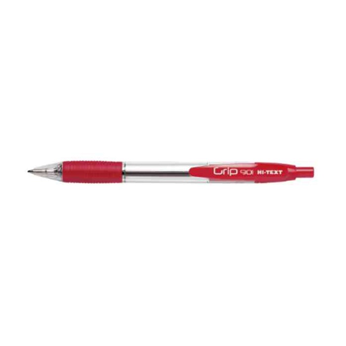 PENNA SCATTO HI-TEXT 901 GRIP 1MM ROSSA (12 PEZZI)